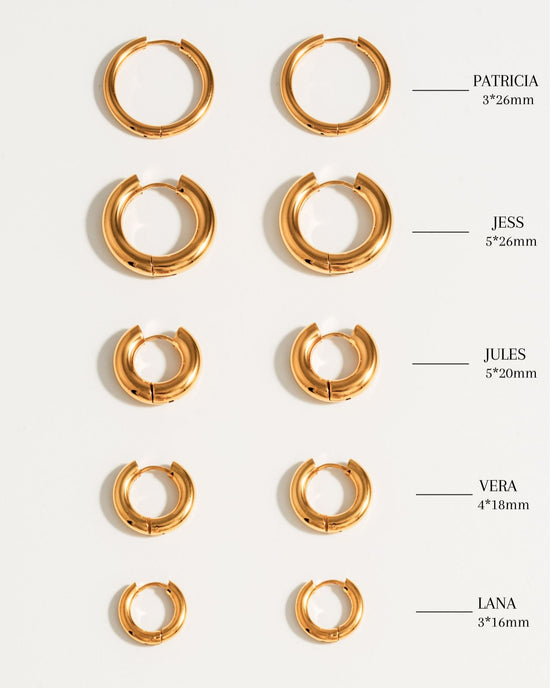 Lana Hoops - Gold