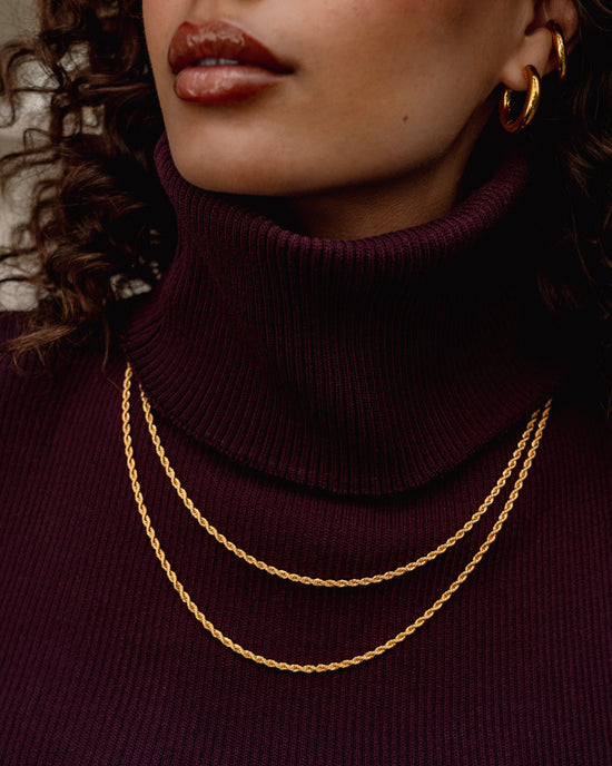 Mini collier long - or