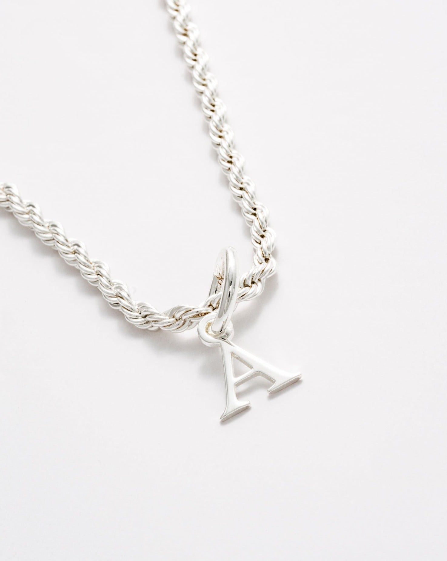 Initial Charm - Silver