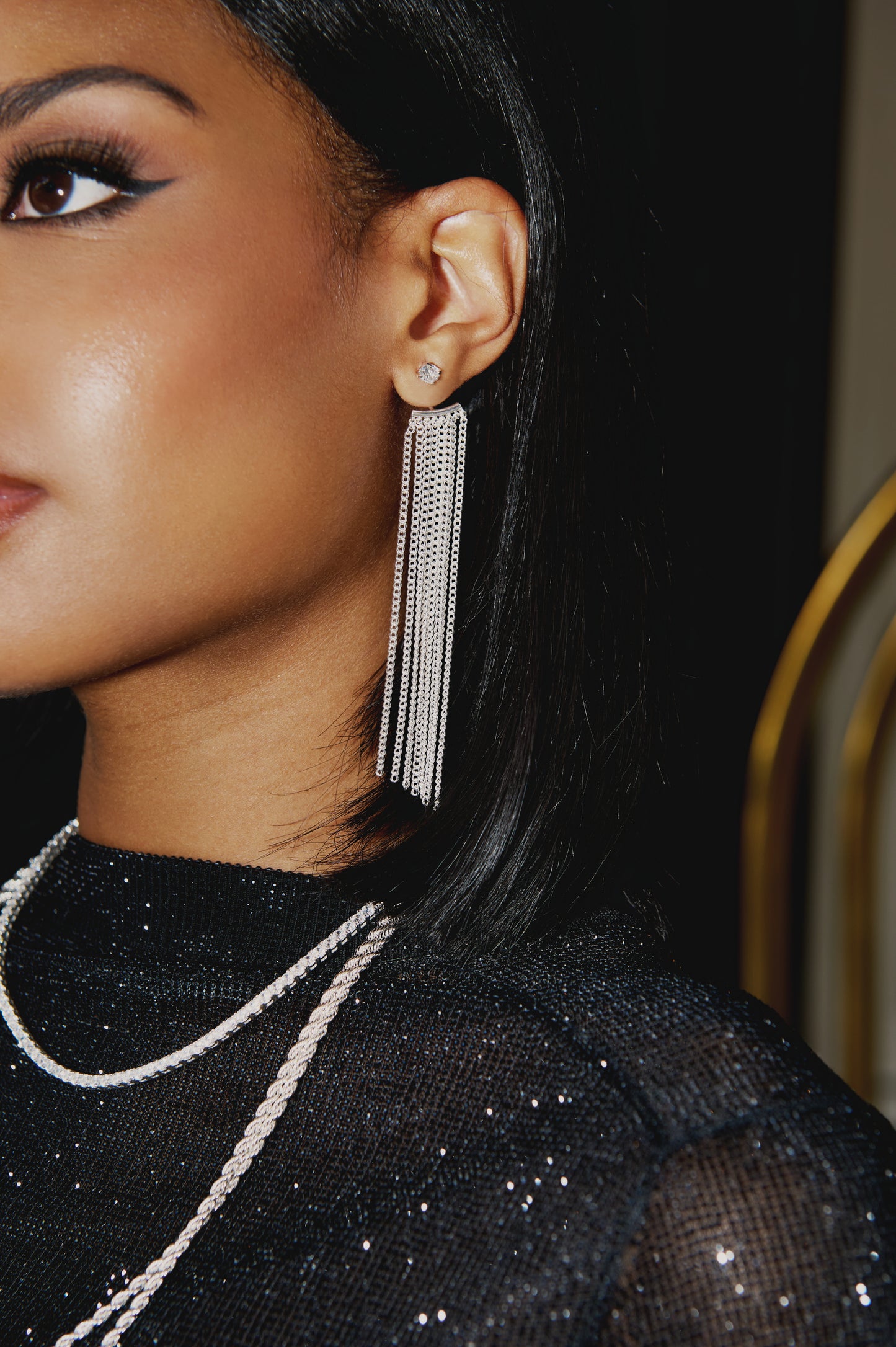 Tassel Ear Jacket - Silver