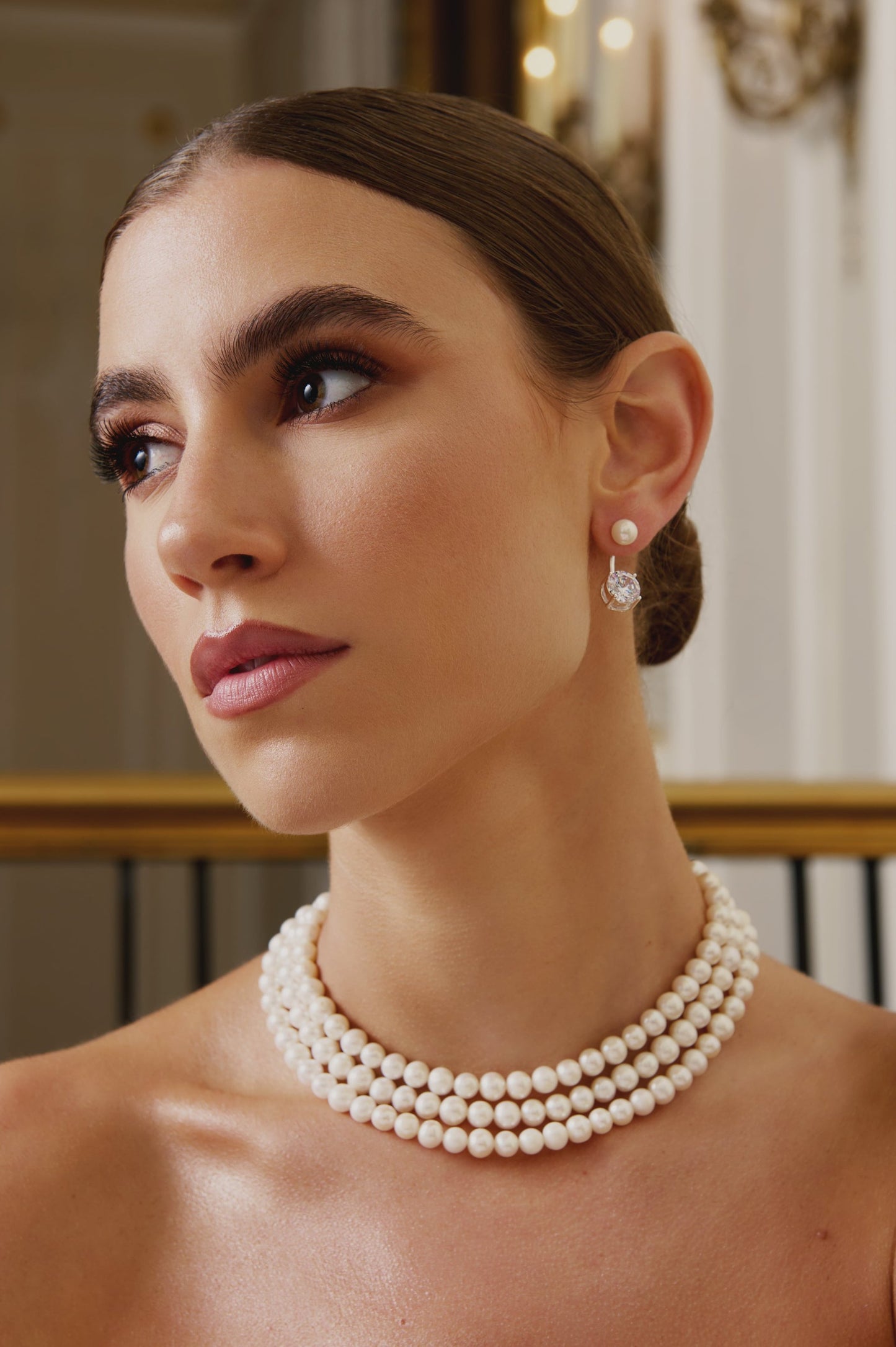 Pearl Studs - Silver
