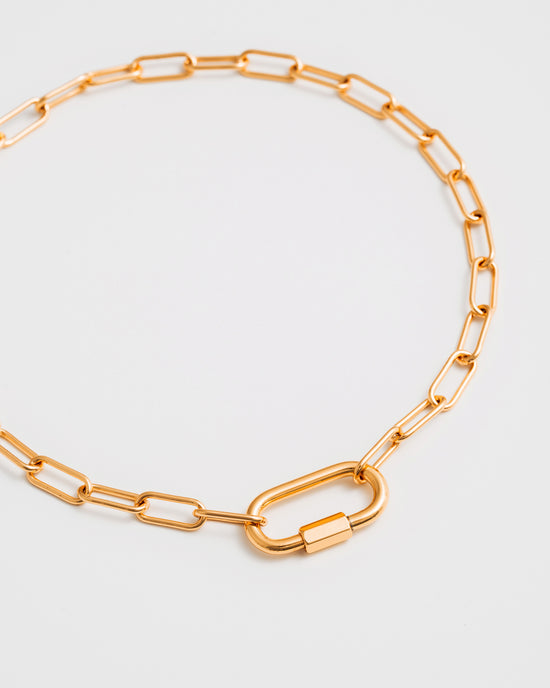 Collier en lévogyre doré