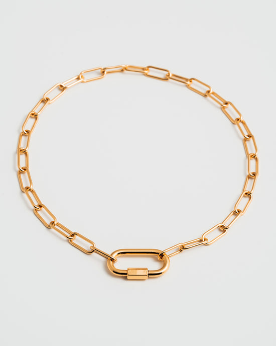 Collier en lévogyre doré