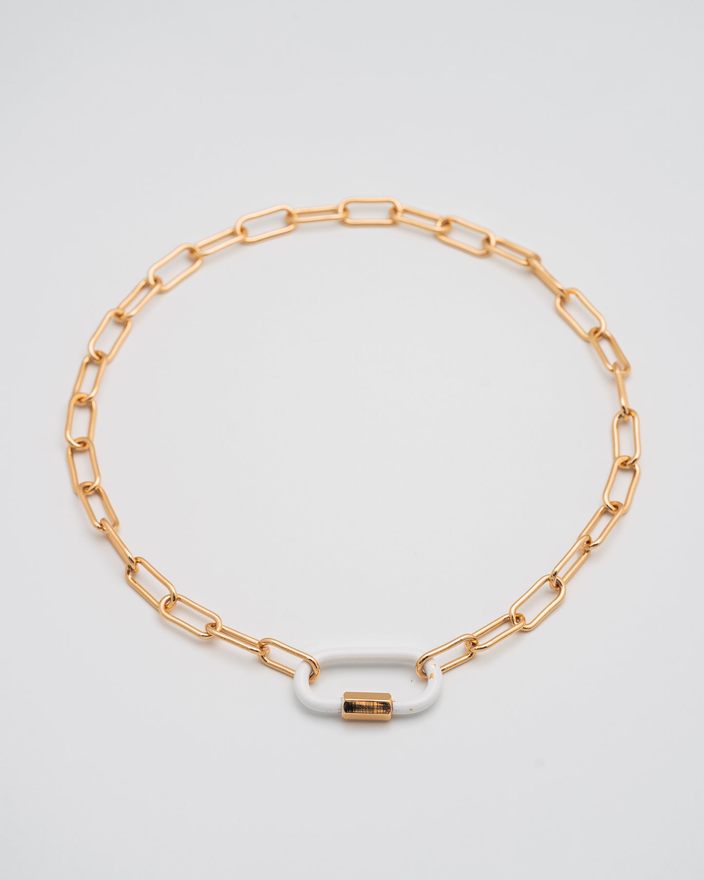 Load image into Gallery viewer, Lev Necklace with White Clasp
