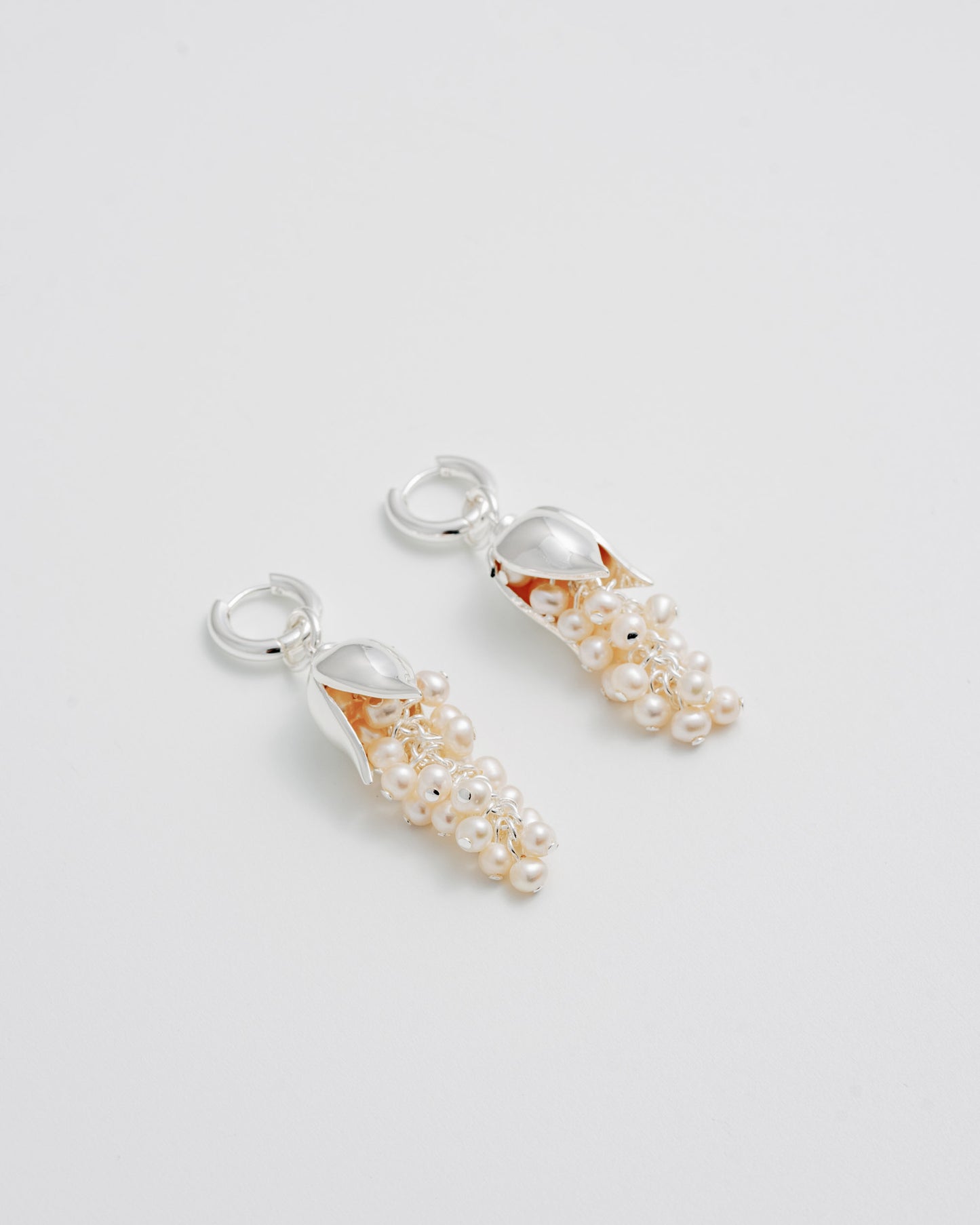 Boucles d'oreilles muguet - argent