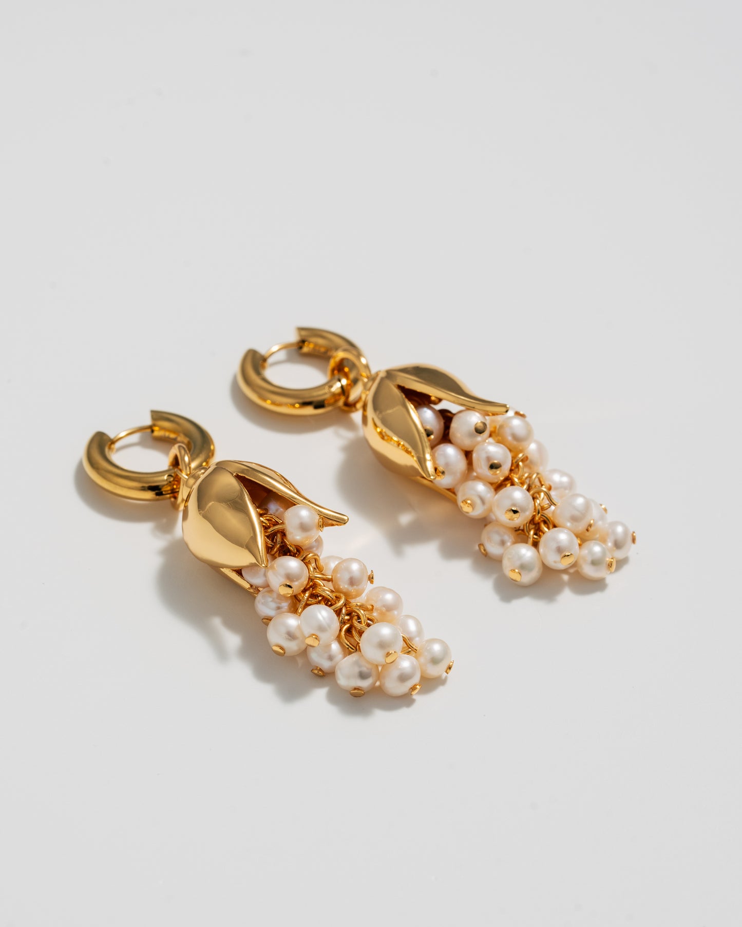 Lily of the Valley Earrings - Gold