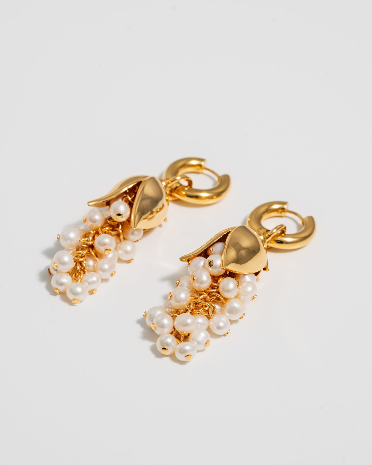 Lily of the Valley Earrings - Gold