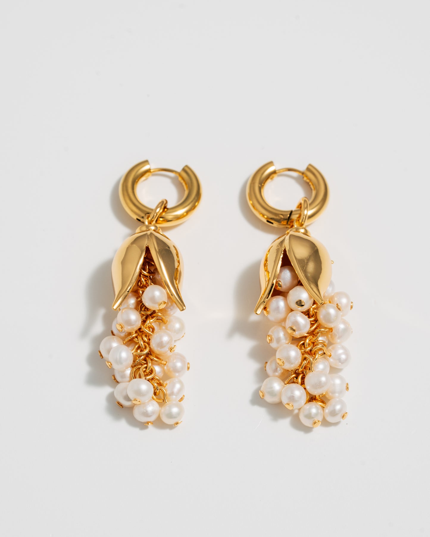 Lily of the Valley Earrings - Gold
