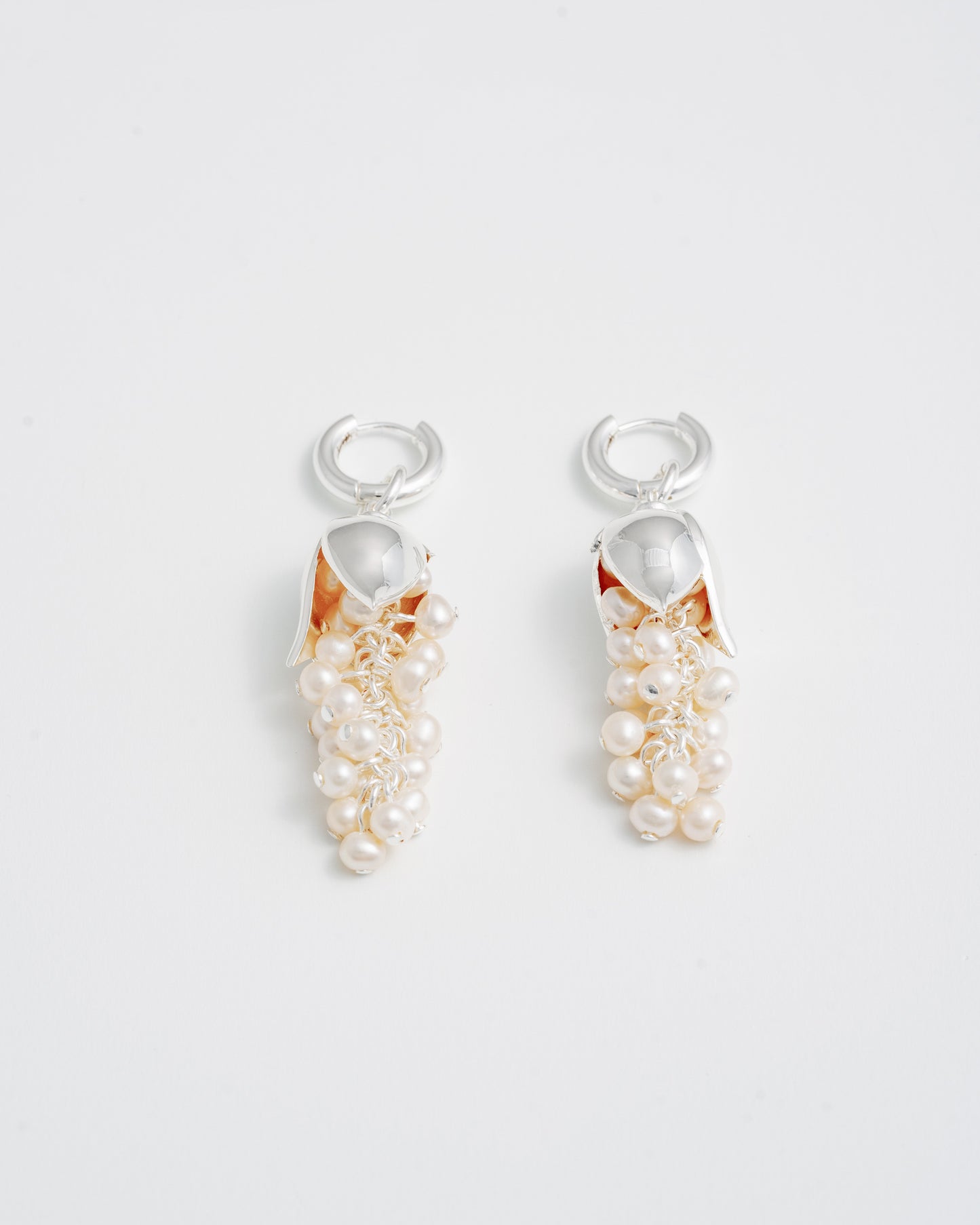 Boucles d'oreilles muguet - argent