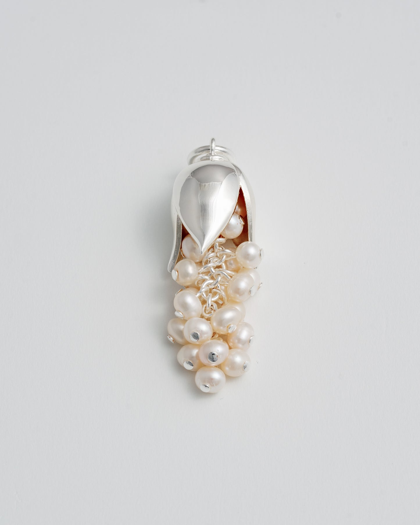 Breloque unique Muguet - Argent