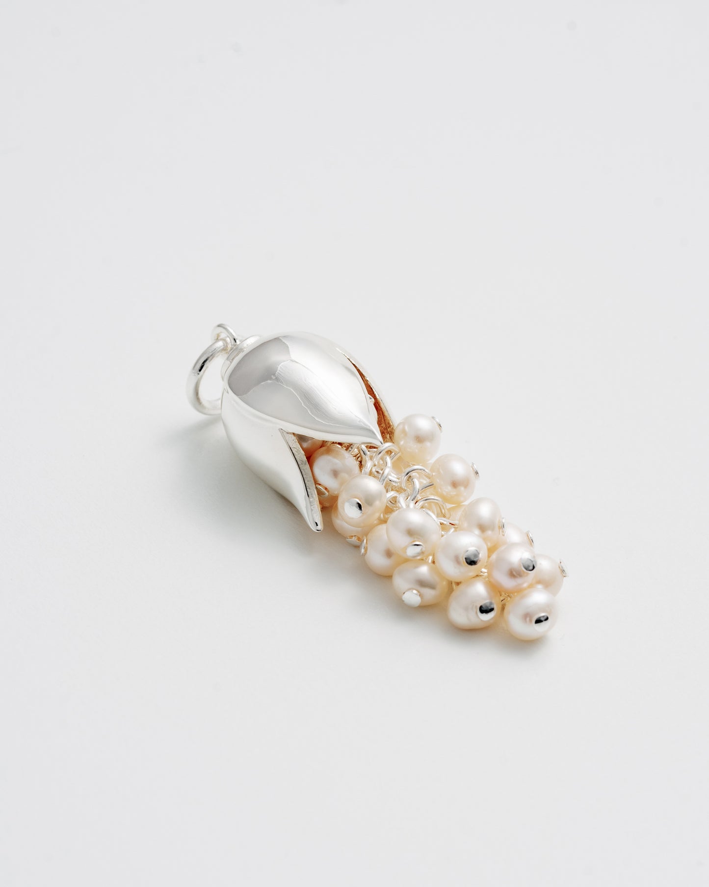 Breloque unique Muguet - Argent