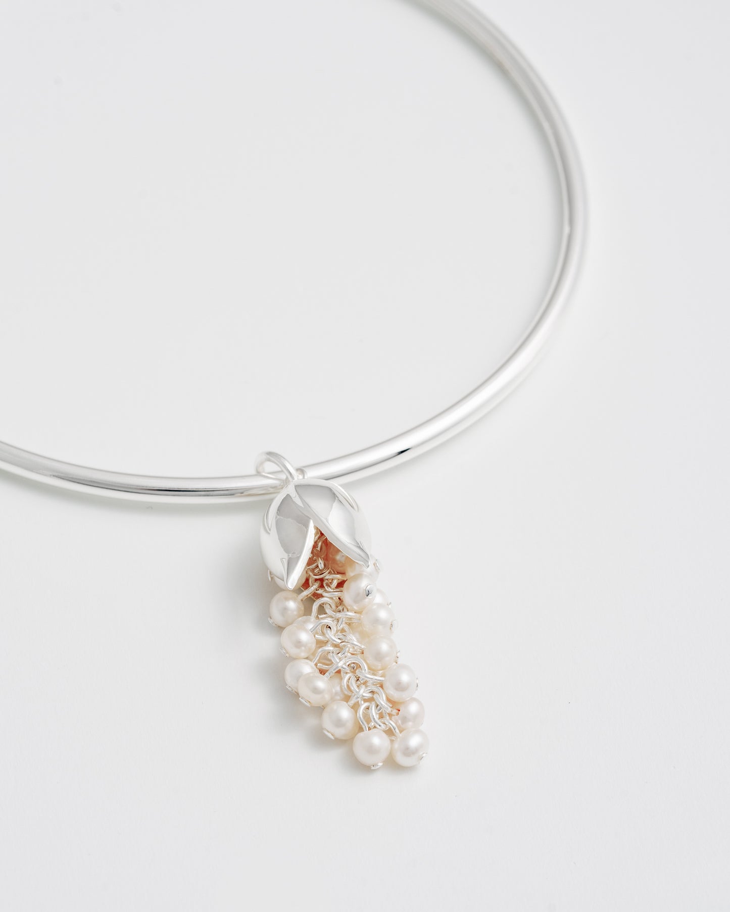 Lily of the Valley Single Charm - Silver