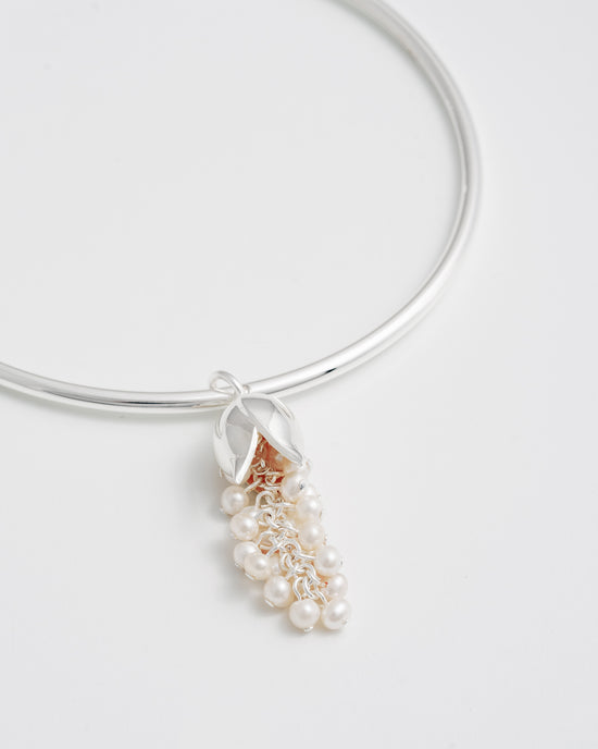 Lily of the Valley Single Charm - Silver