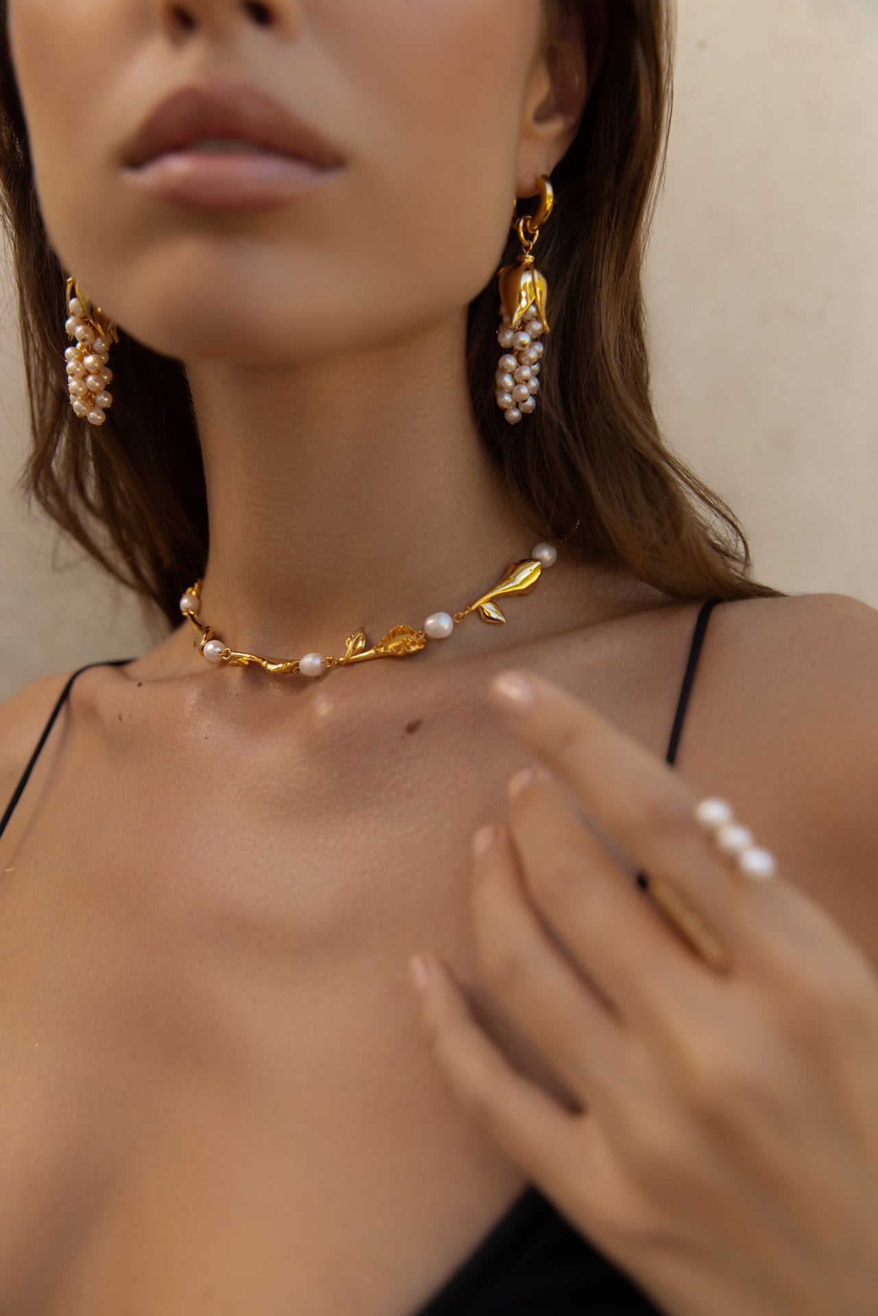 Collier de muguet - or