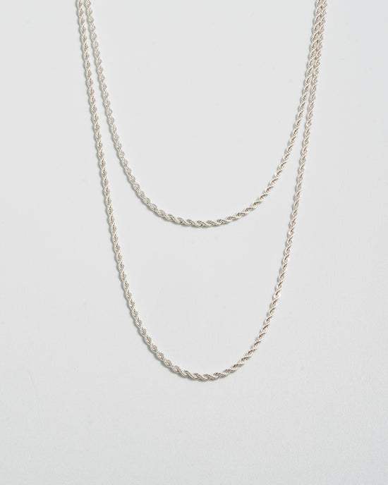 Sautoir Mini Roped In - Argent