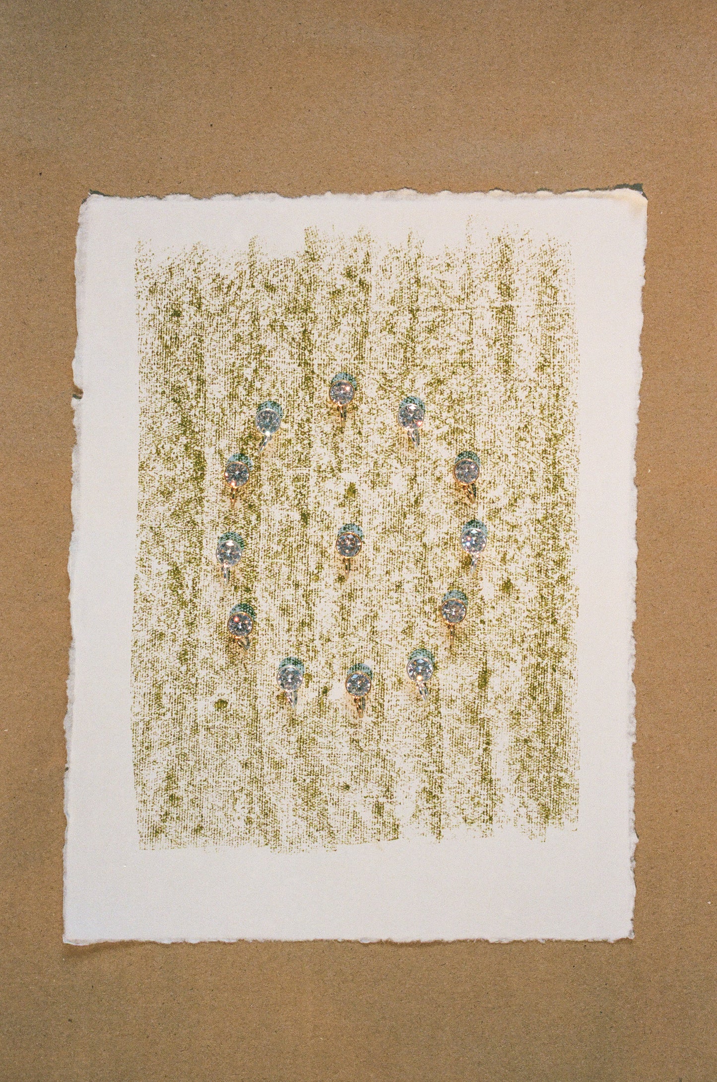 Crystal Clear Charm - Gold