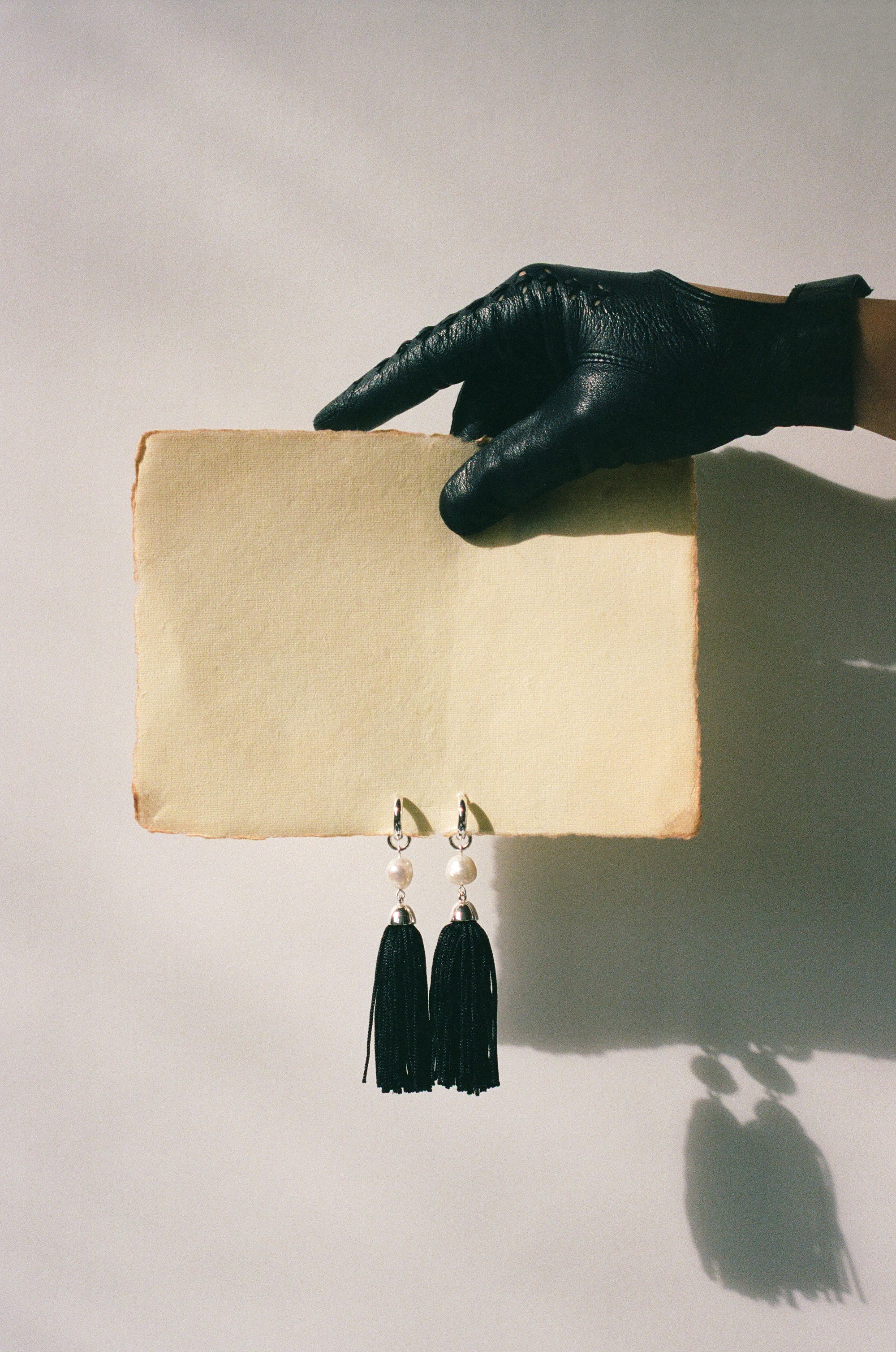 Pearl Whisper Earrings - Silver