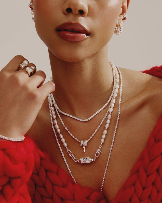 Collier Mini Roped In - Argent