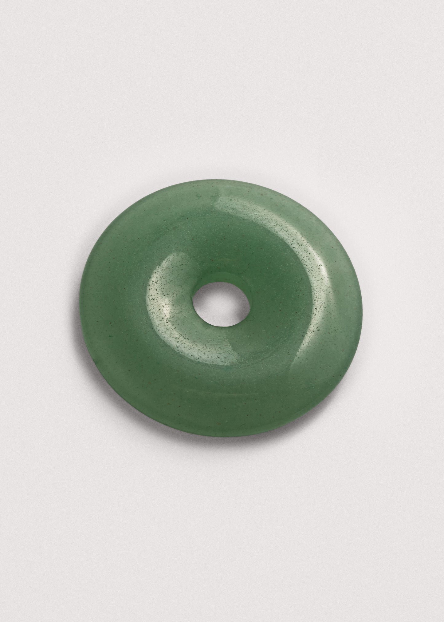 Green Aventurine Doughnut Charm