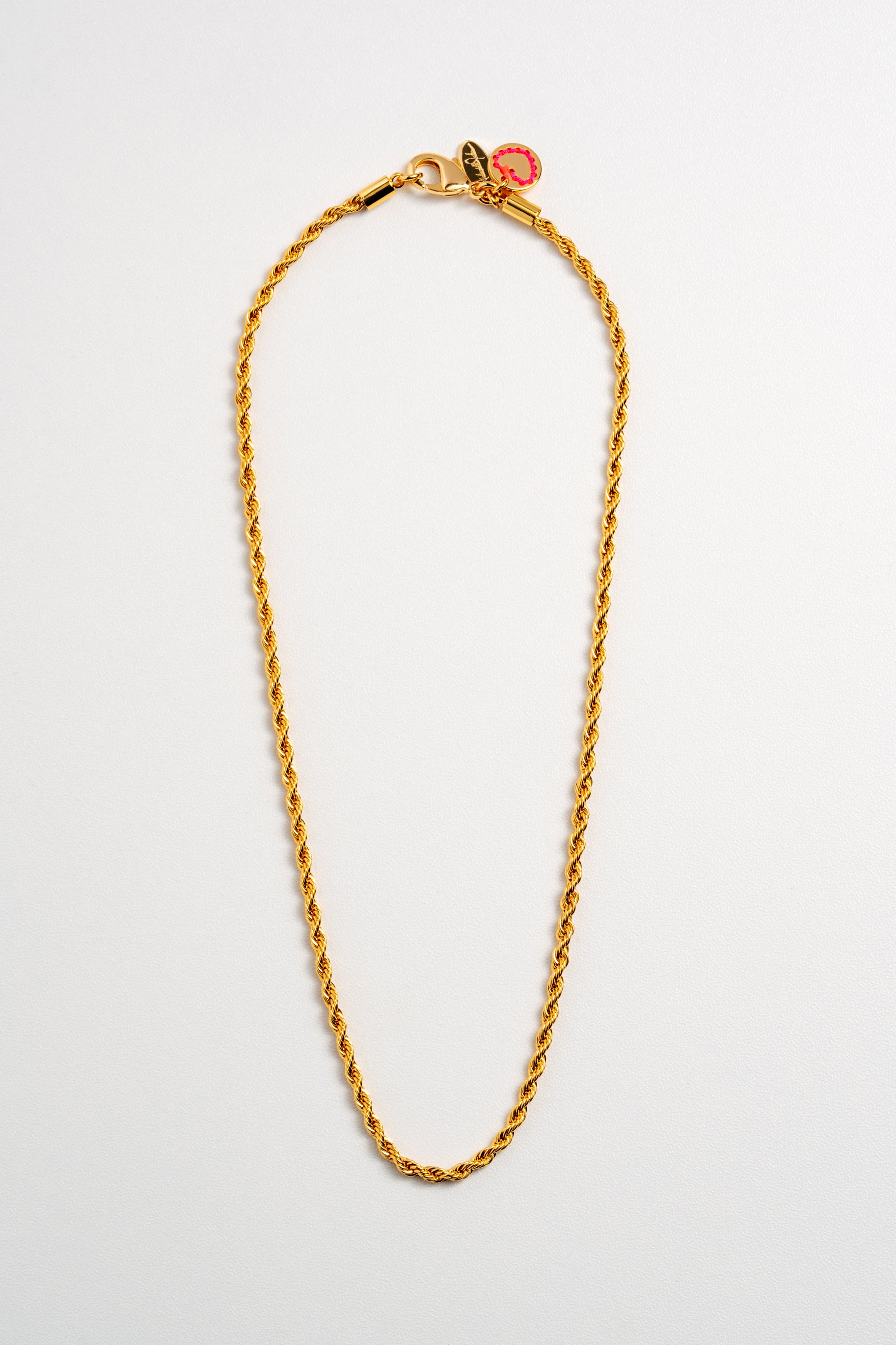 Mini Roped In Necklace - Gold