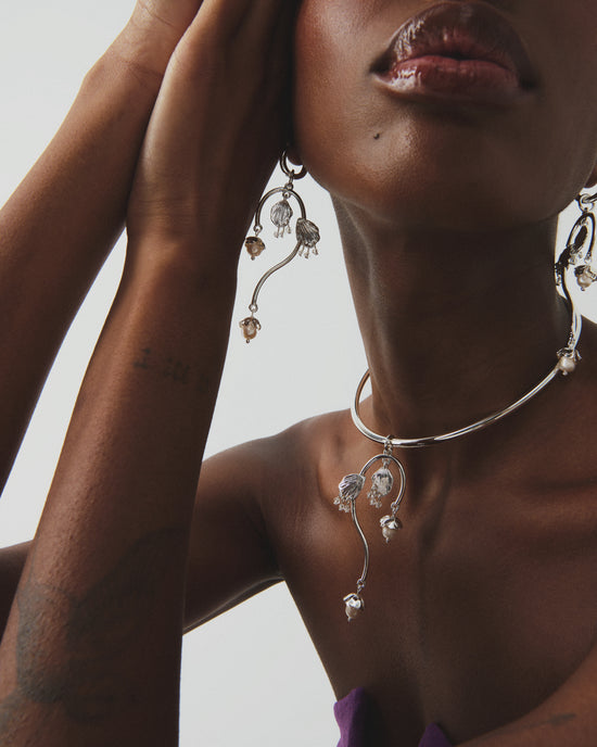 Load image into Gallery viewer, Lily Choker - Silver

