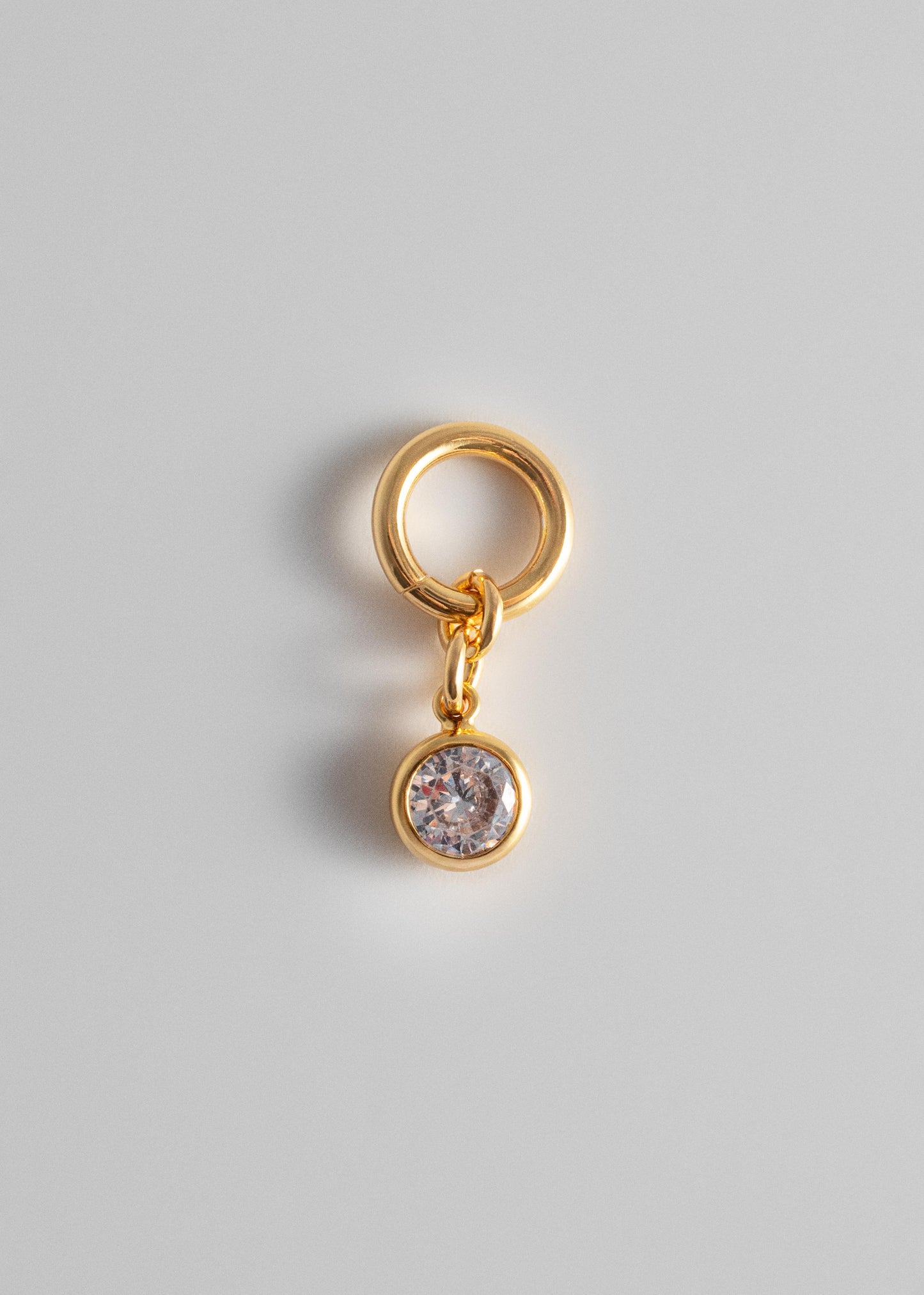 Stone Charm - Gold
