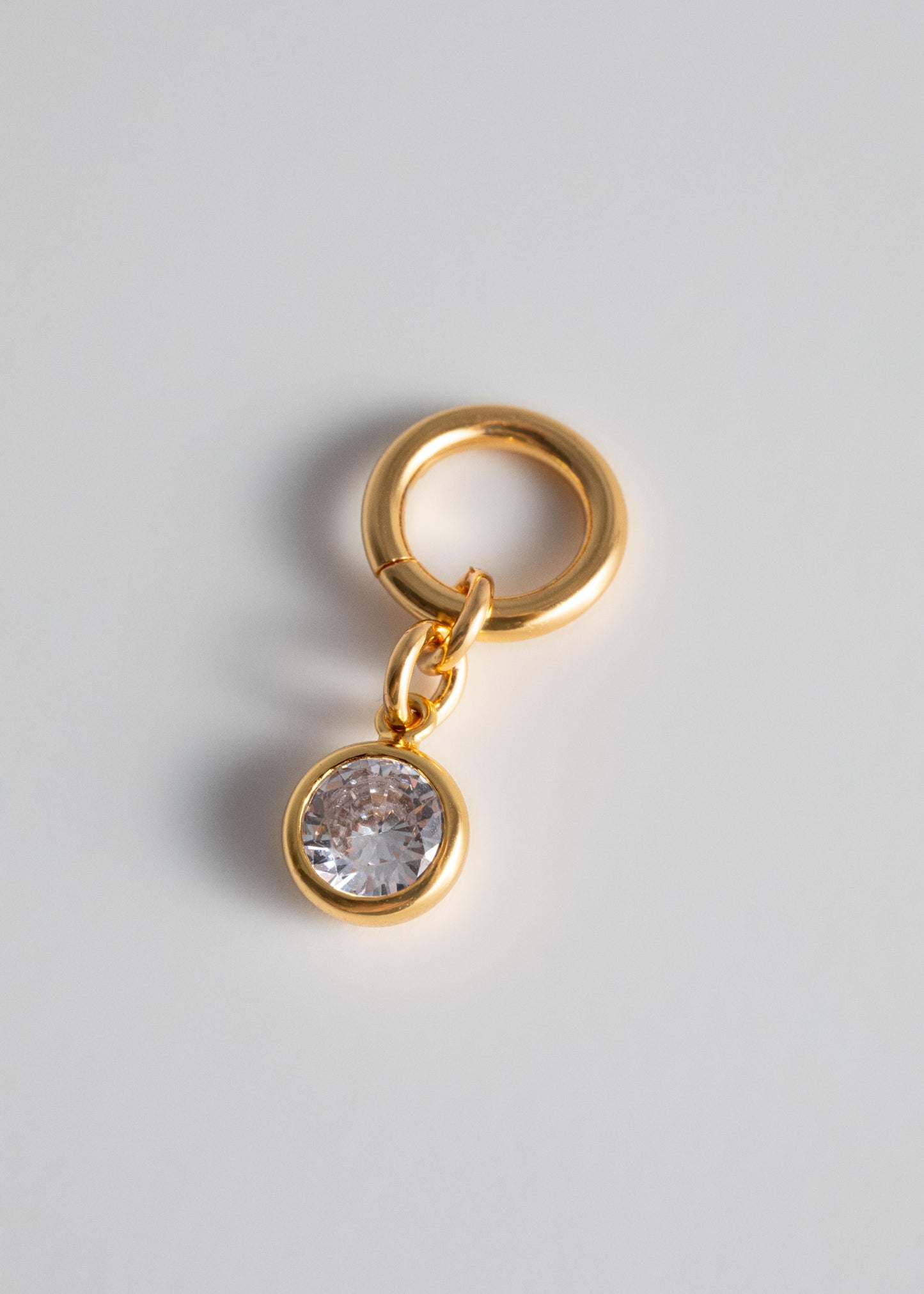 Stone Charm - Gold