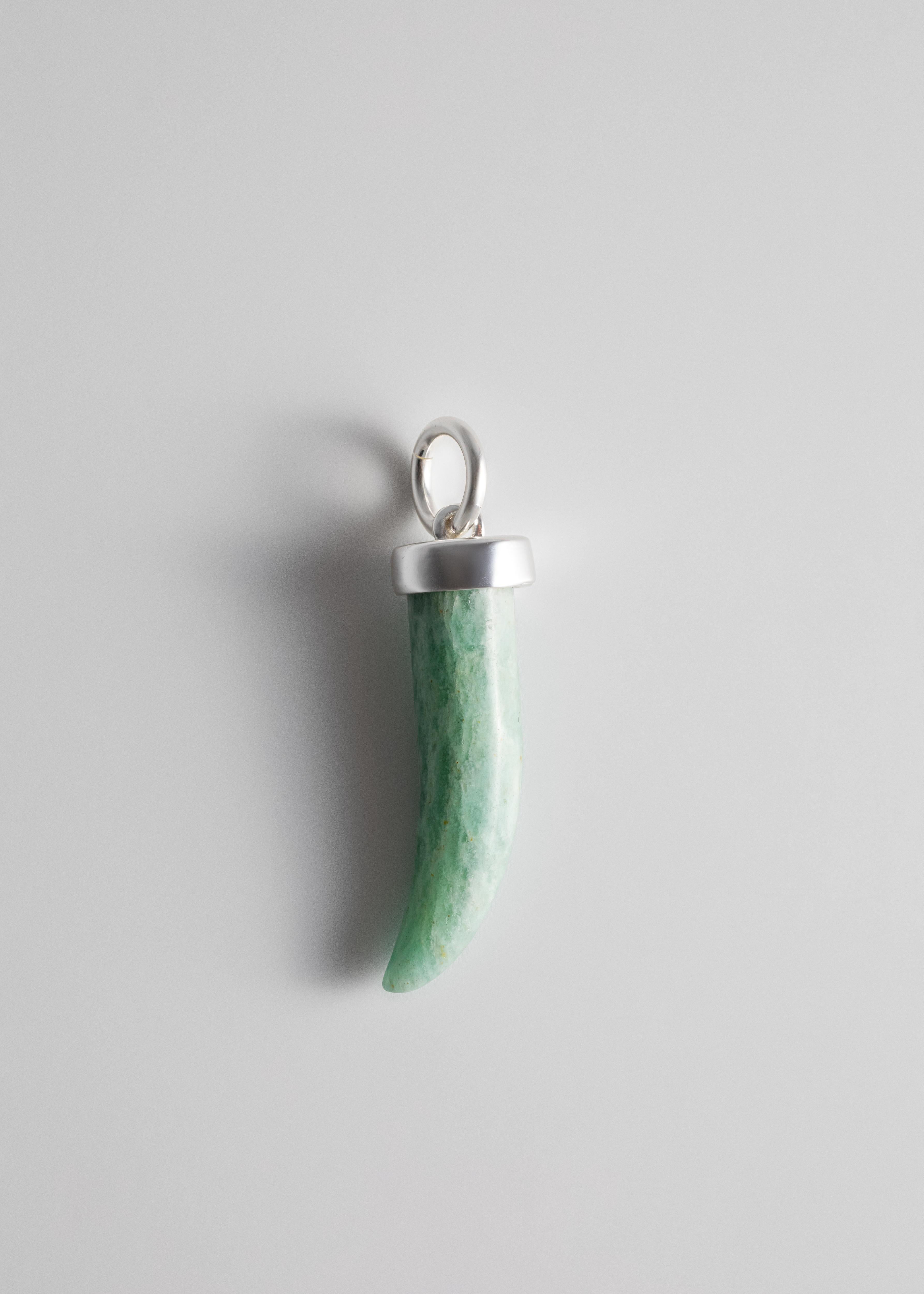 Aura Horn Charm - Silver