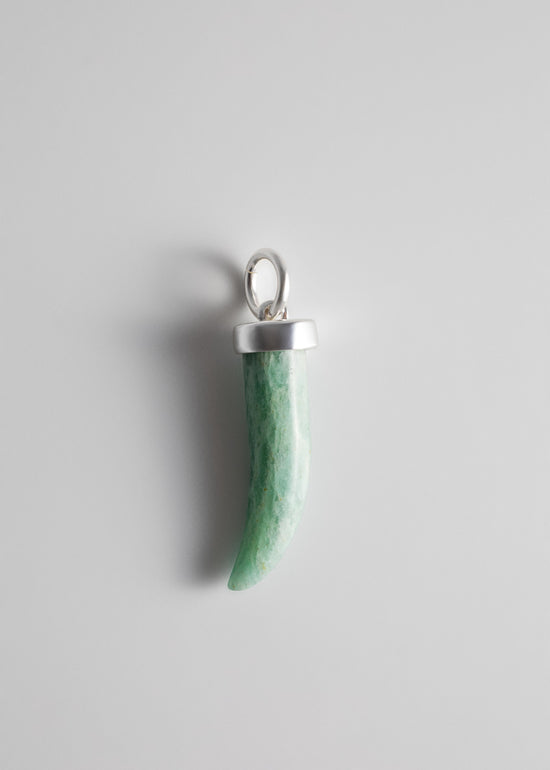 Aura Horn Charm - Silver