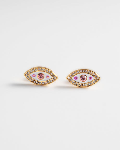 Evil Eye Studs - Gold