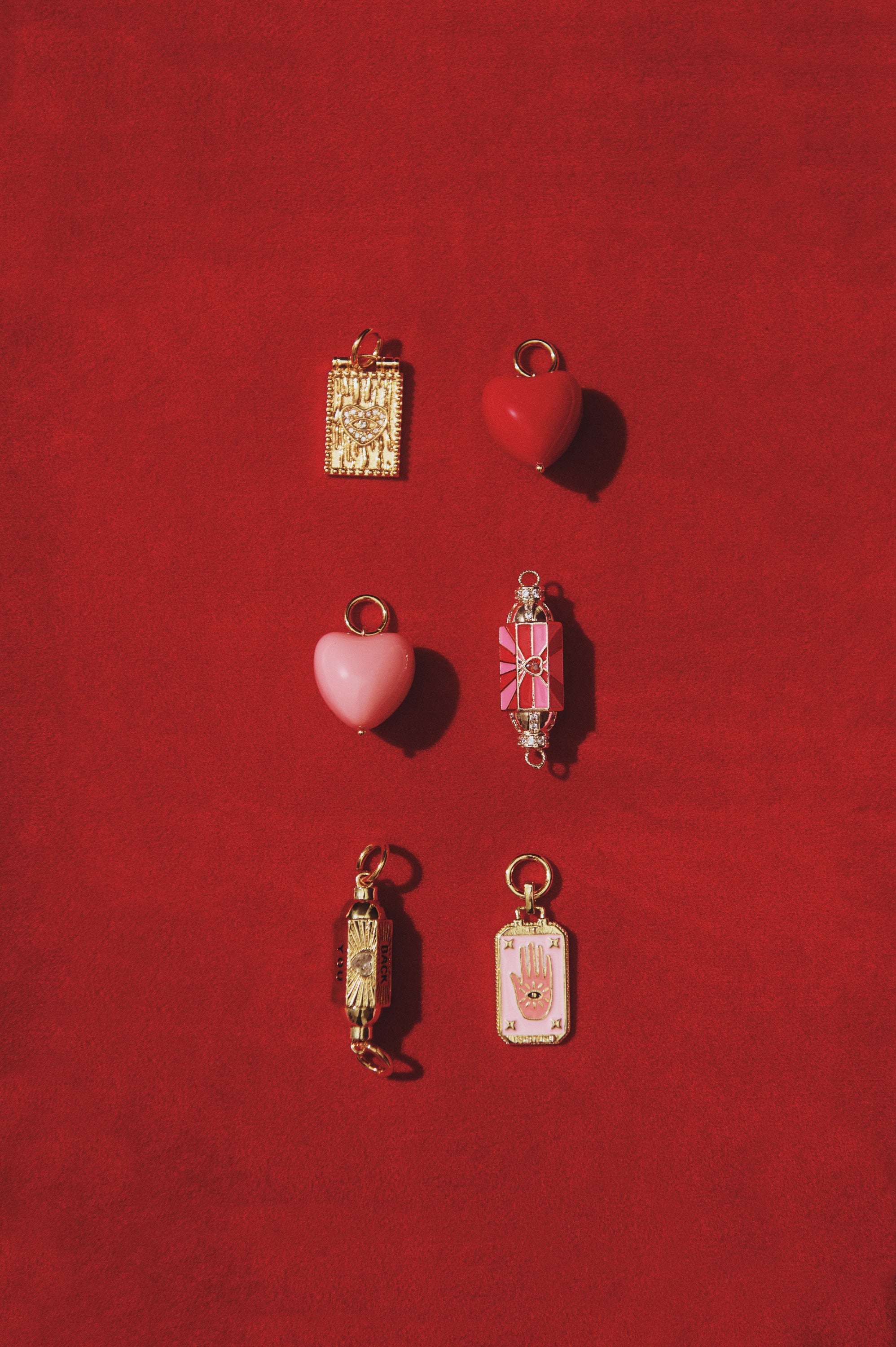 Coeur de bonbon - Rouge