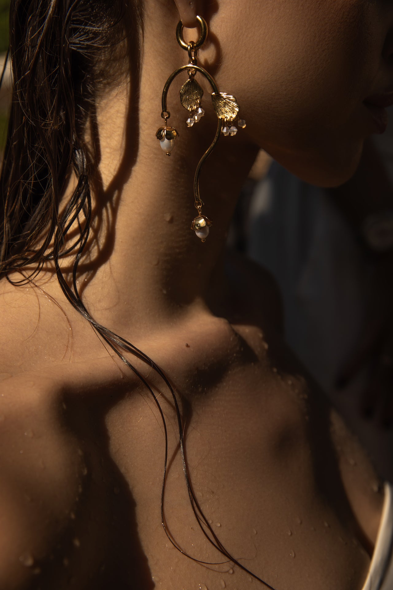 Boucles d'oreilles Neroli - or