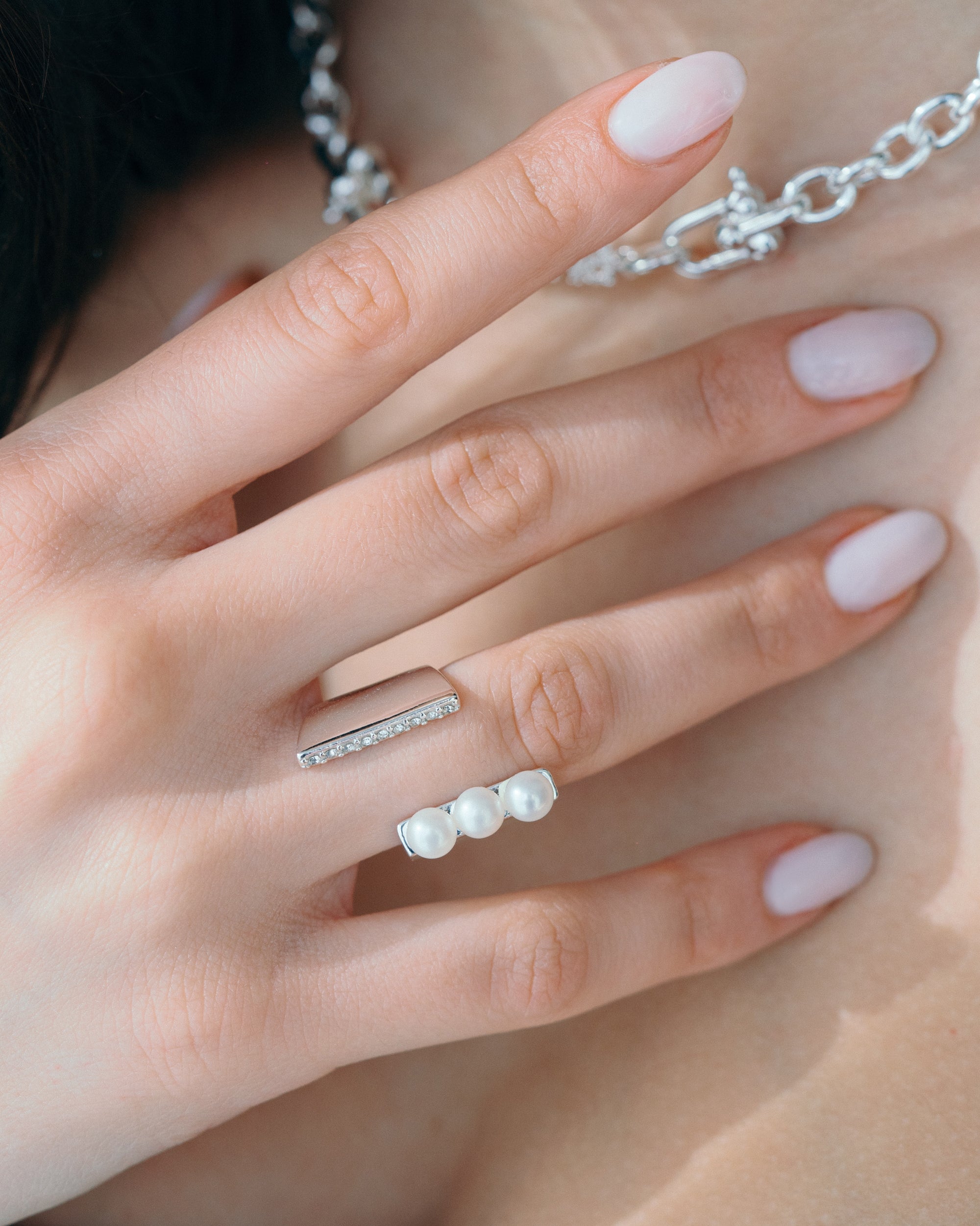 Bague Anemos - Argent
