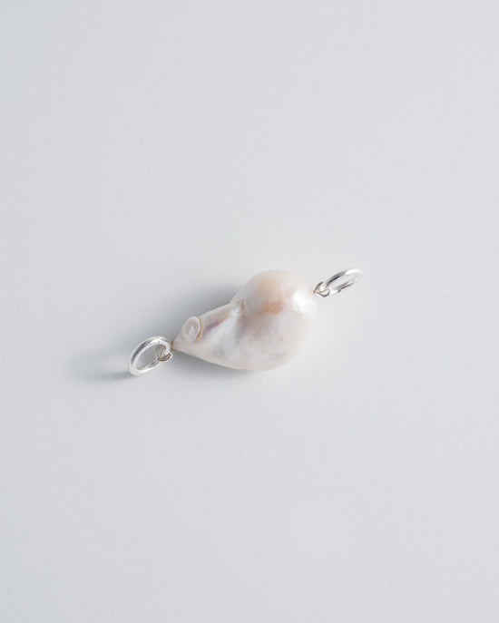 Double Sided Baroque Charm - Silver