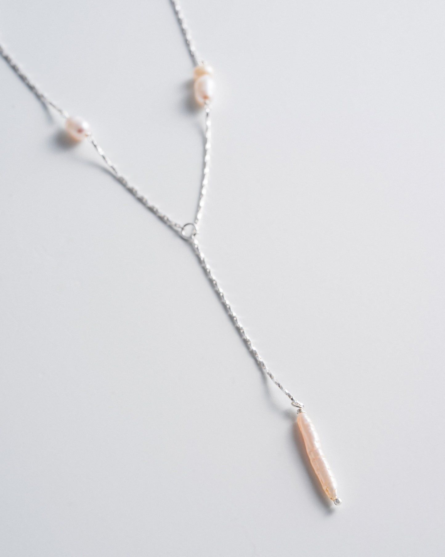 Calla Lariat - Silver