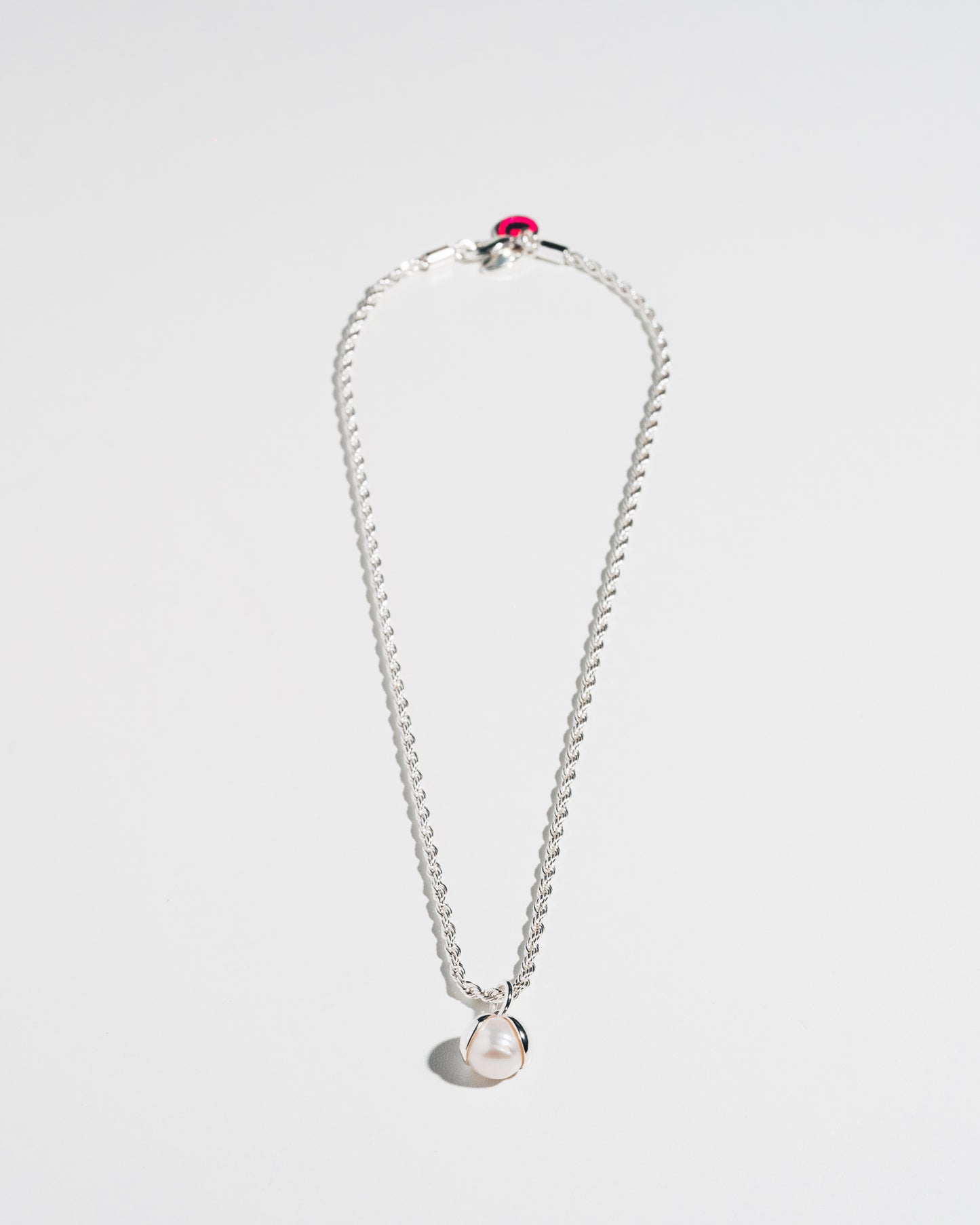 Snowdrop Mini Roped In Necklace - Silver