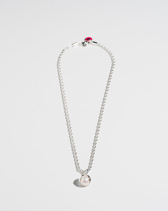 Snowdrop Mini Roped In Necklace - Silver