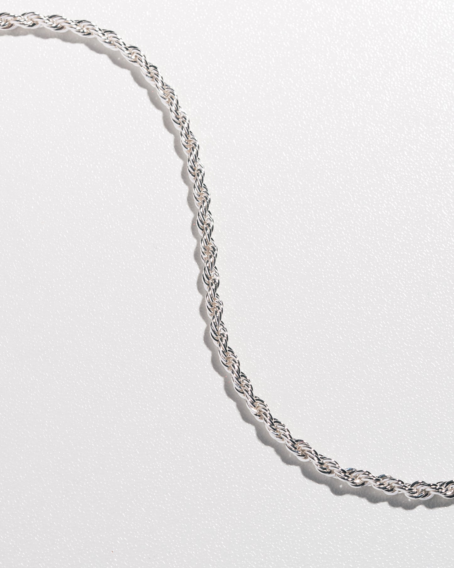 Mini Roped In Necklace - Silver