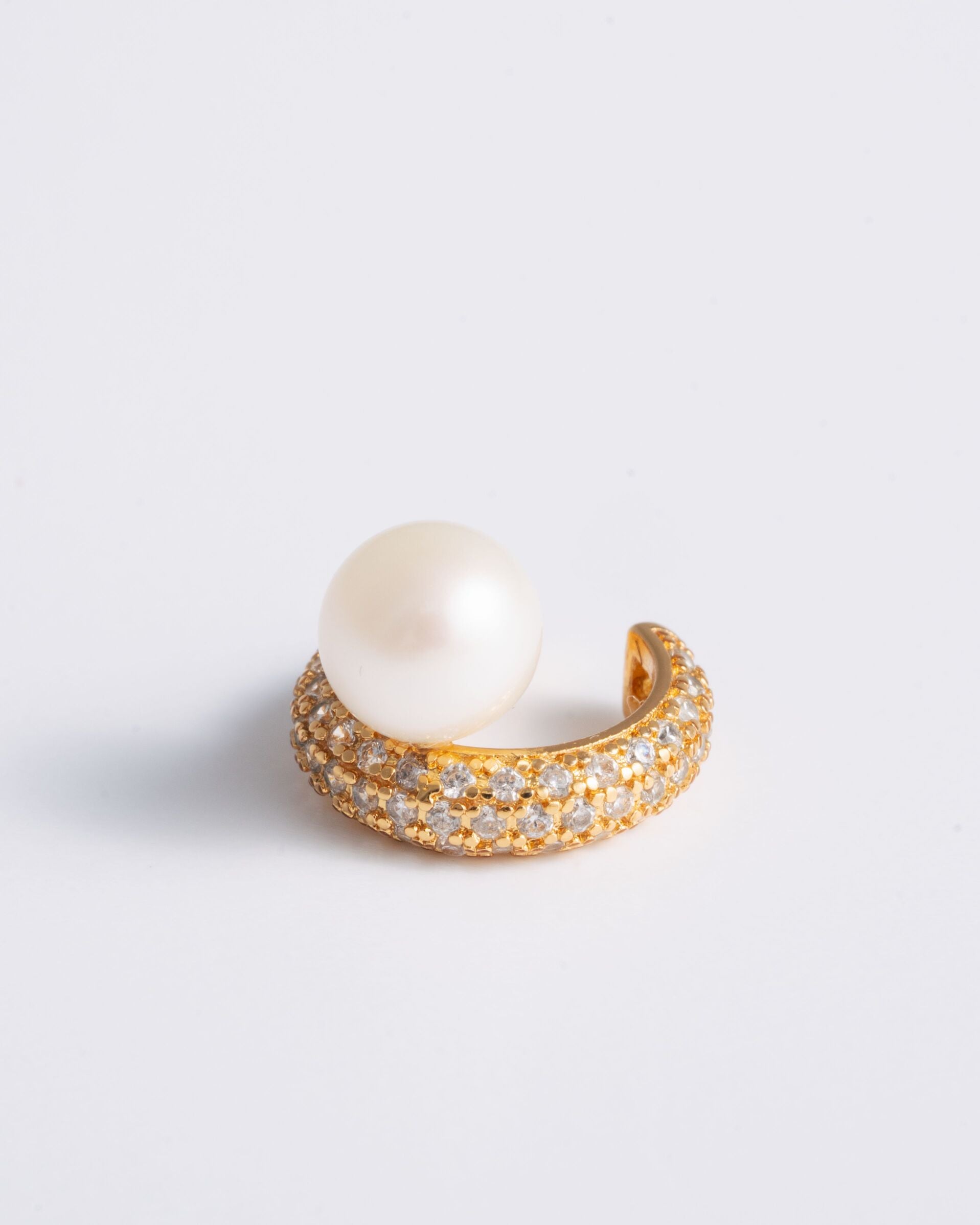 Pearly Ear Cuff - Gold