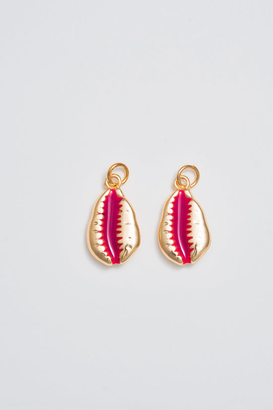 Pink Seashell Charms