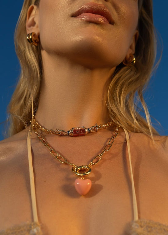 Load image into Gallery viewer, Cable Girl Necklace - Gold

