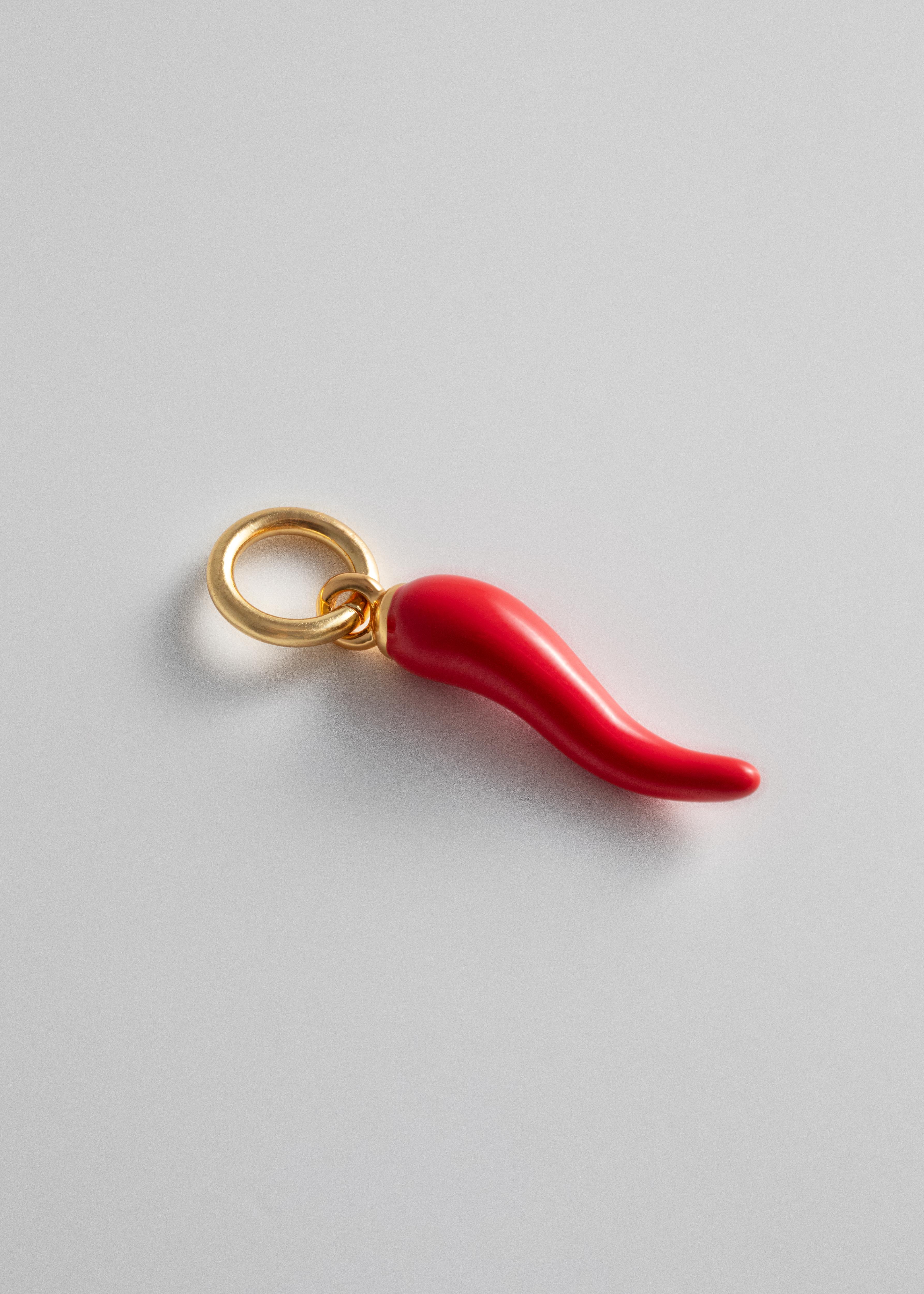Red Cornicello Charm