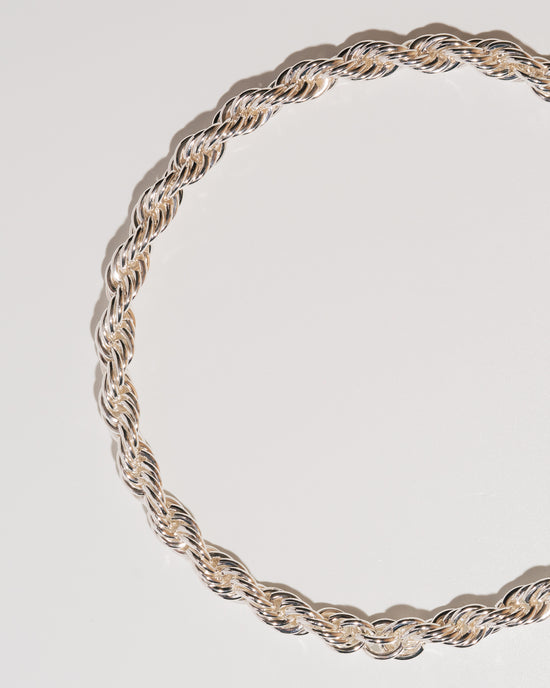 Roped In Necklace - Silver