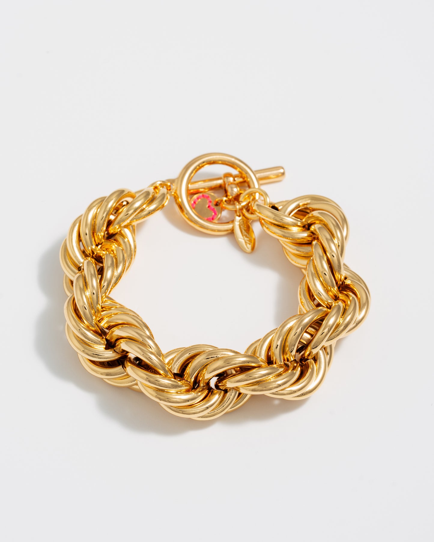Roped in Jumbo  Bracelet - Gold
