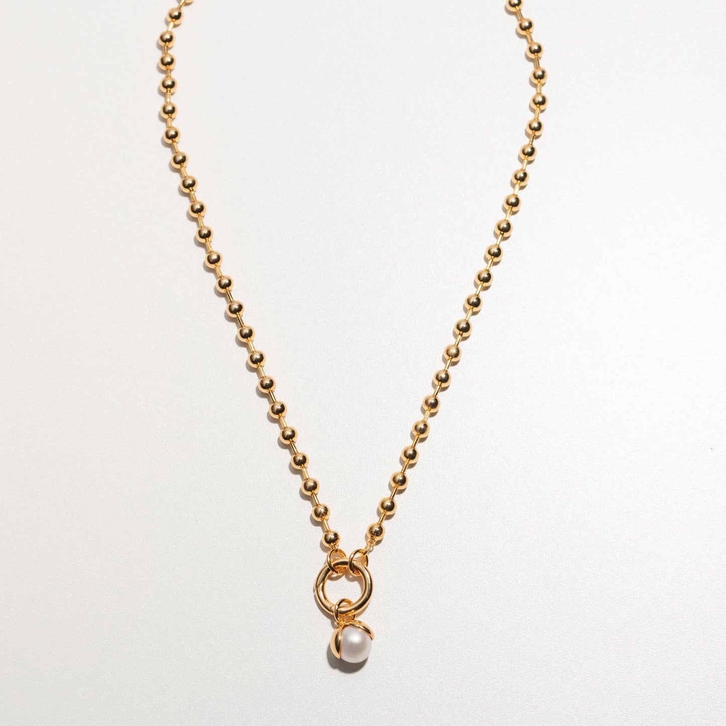 Snow Drop Necklace - Gold