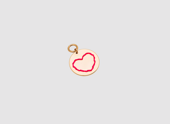 LOVE IS ALL YOU NEED SINGLE CHARM- FUSCHIA