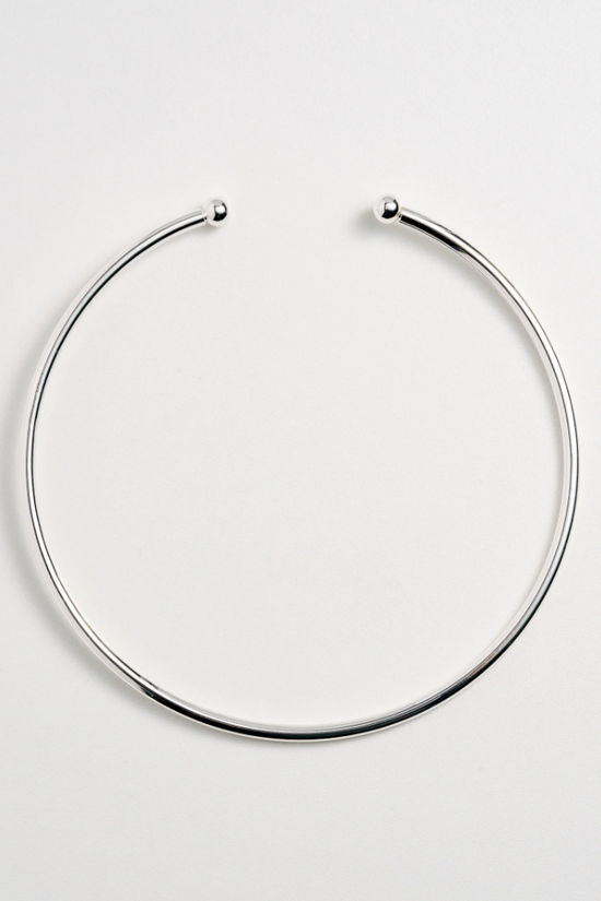 Load image into Gallery viewer, LILY CHOKER SCREW IN BALL - SILVER
