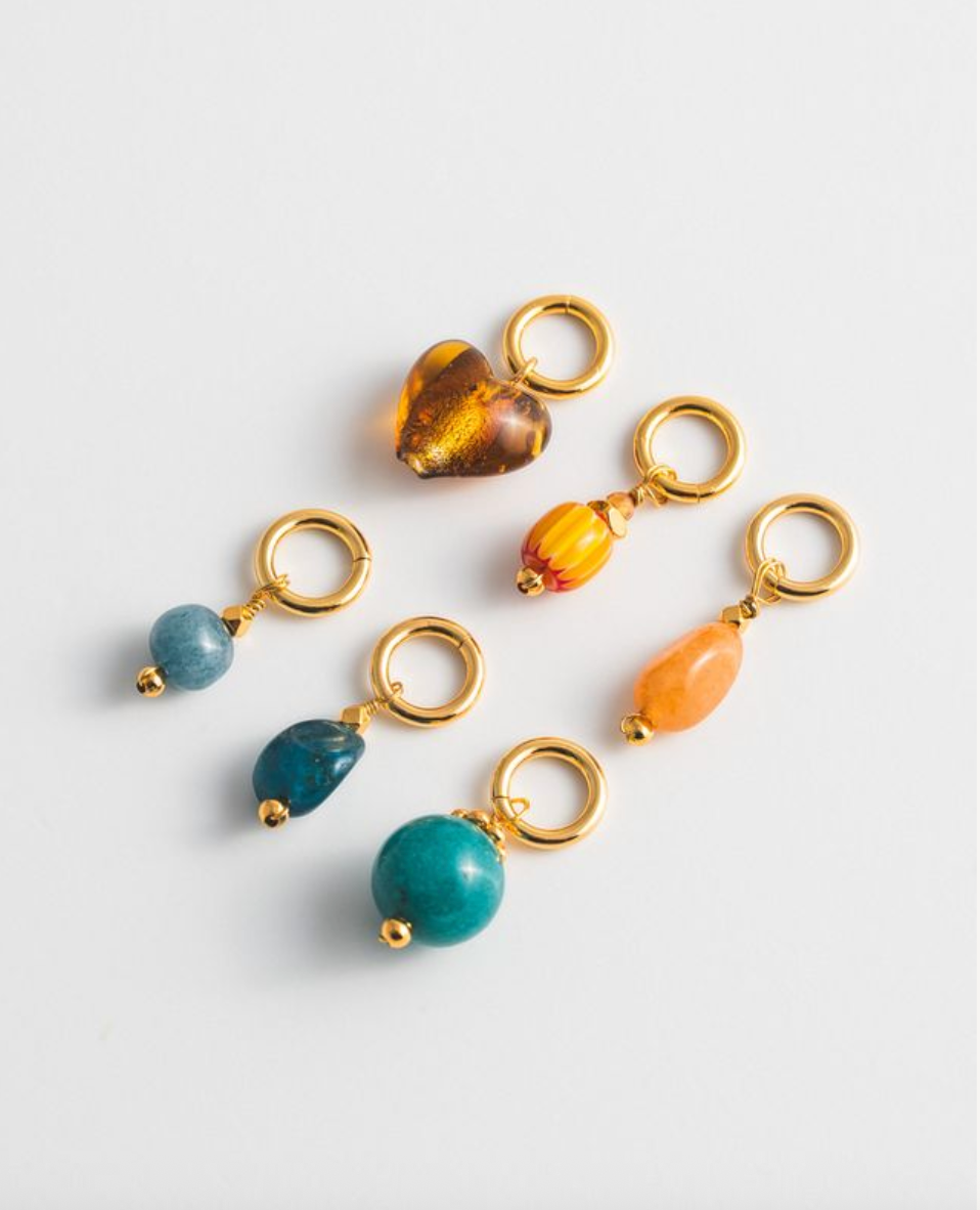 Muted Gems Charm Set