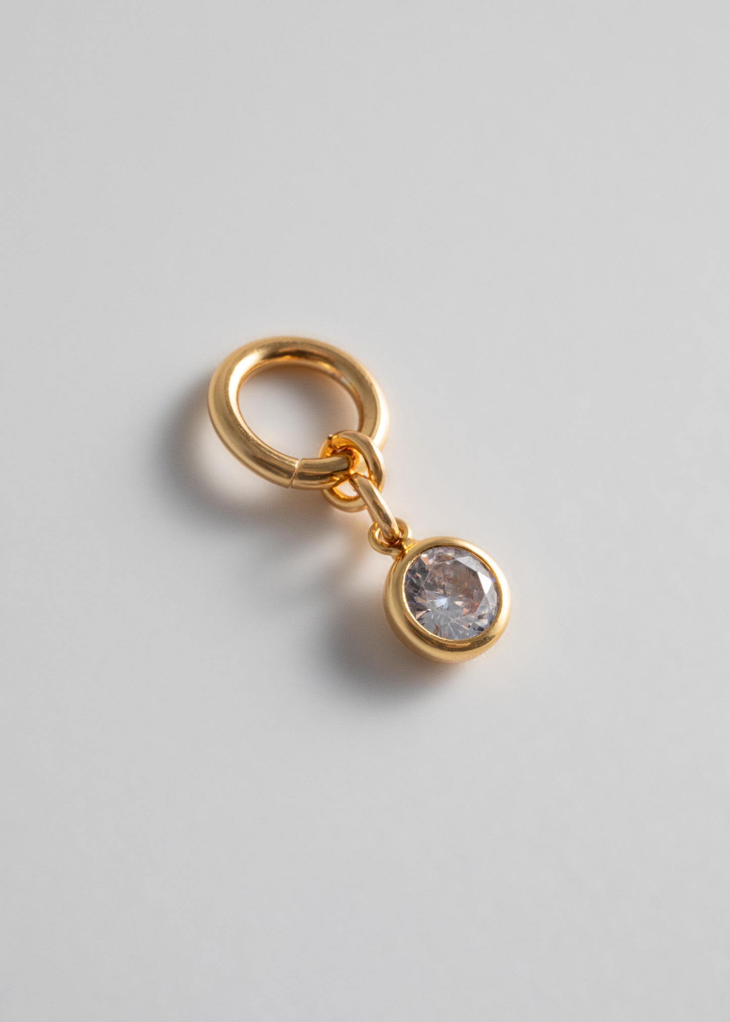 Stone Charm - Gold