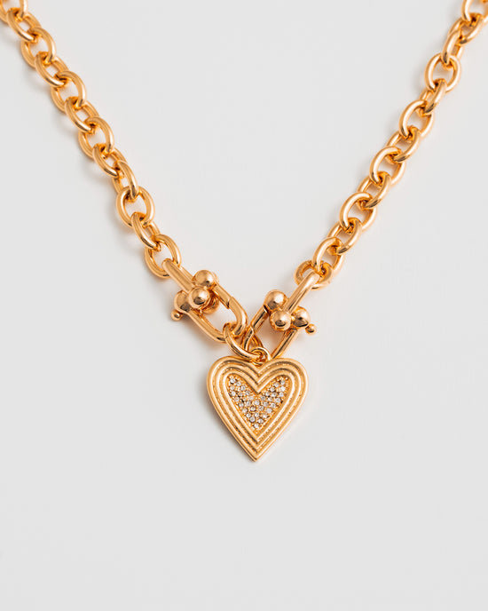 Sweetheart Charm Gold
